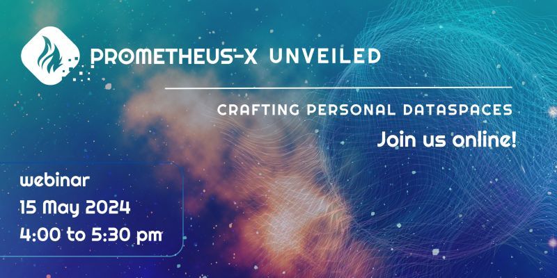 🔊 Join us at the Prometheus-X 'Unveiled' webinar and discover how to create innovative data space use cases❗ 🗓 15 May 🕓 4 PM - 5:30 PM 📍 Online webinar 🎟️ 𝗦𝗮𝘃𝗲 𝘁𝗵𝗲 𝗱𝗮𝘁𝗲 𝗮𝗻𝗱 𝗿𝗲𝗴𝗶𝘀𝘁𝗲𝗿 𝗻𝗼𝘄 👉🏼 events.teams.microsoft.com/event/a49415b8…