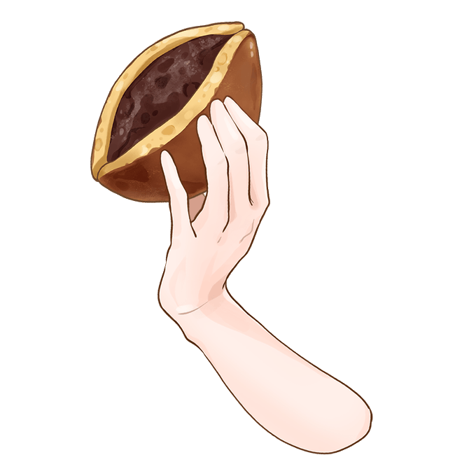 「bread holding food」 illustration images(Latest)