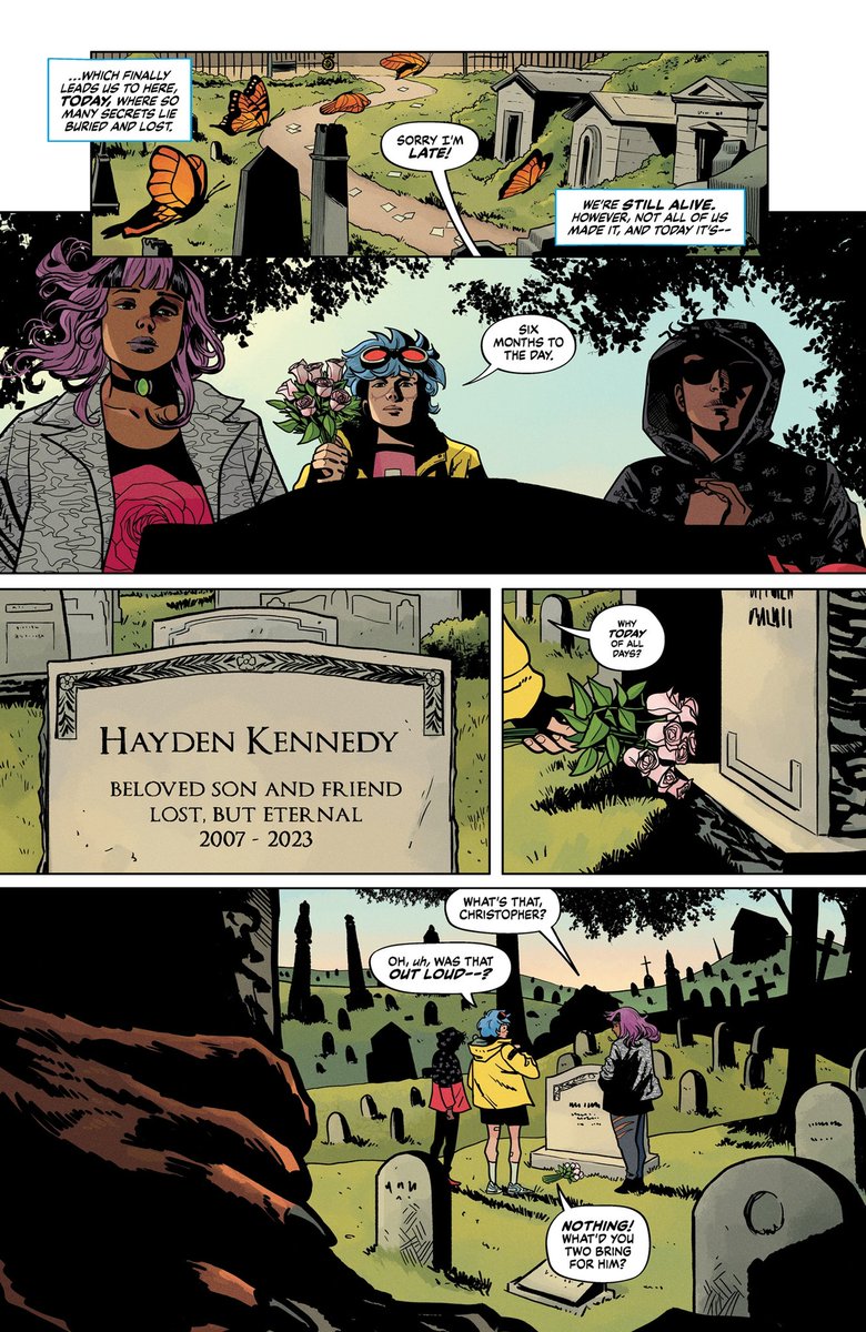 Azure Moonlight Media Productions (@azuremoonprod) on Twitter photo Hayden is dead, as seen in the first episode. That's sad.
The Oddly Pedestrian Life of Christopher Chaos #9 is out now!
<a href="/ReadTinyOnion/">Tiny Onion</a>
<a href="/DarkHorseComics/">Dark Horse Comics</a> Hayden is dead, as seen in the first episode. That's sad.
The Oddly Pedestrian Life of Christopher Chaos #9 is out now!
<a href="/ReadTinyOnion/">Tiny Onion</a>
<a href="/DarkHorseComics/">Dark Horse Comics</a>
