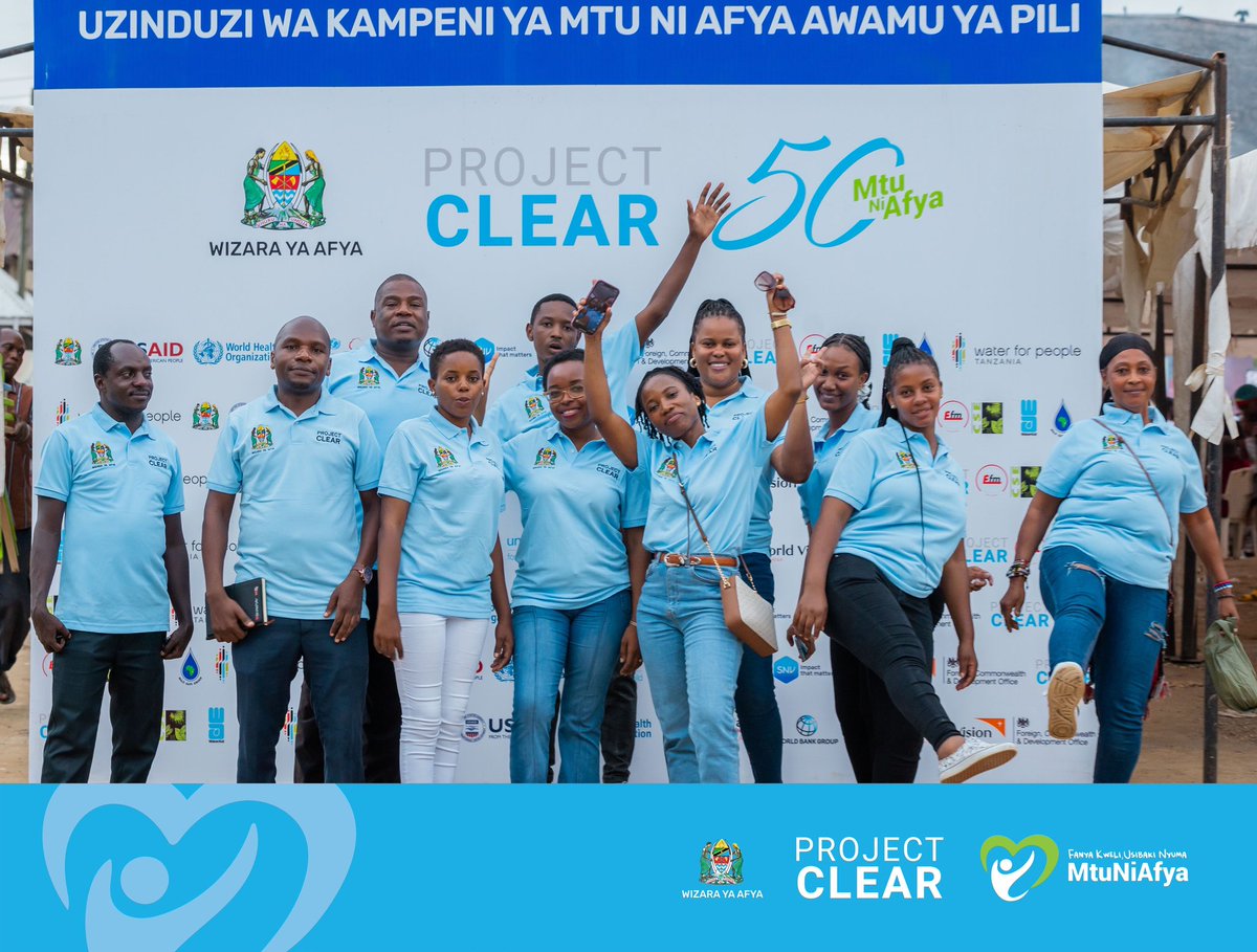 We are Project Clear 🩵

#MtuNiAfya #FanyaKweli #UsibakiNyuma