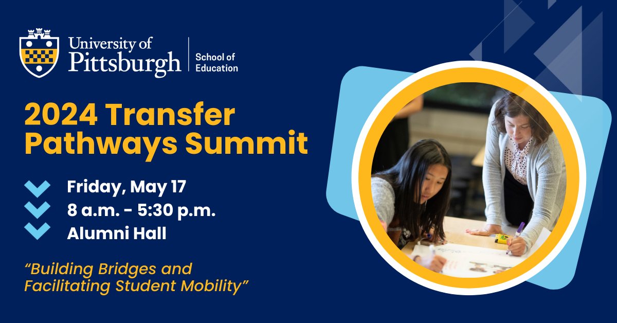 One more week until our 2024 Transfer Pathways Summit! Higher education practitioners, scholars, and students will engage in conversations to bolster transfer-friendly practices for community college students. RSVP to join us on May 17: bit.ly/TransferSummit…