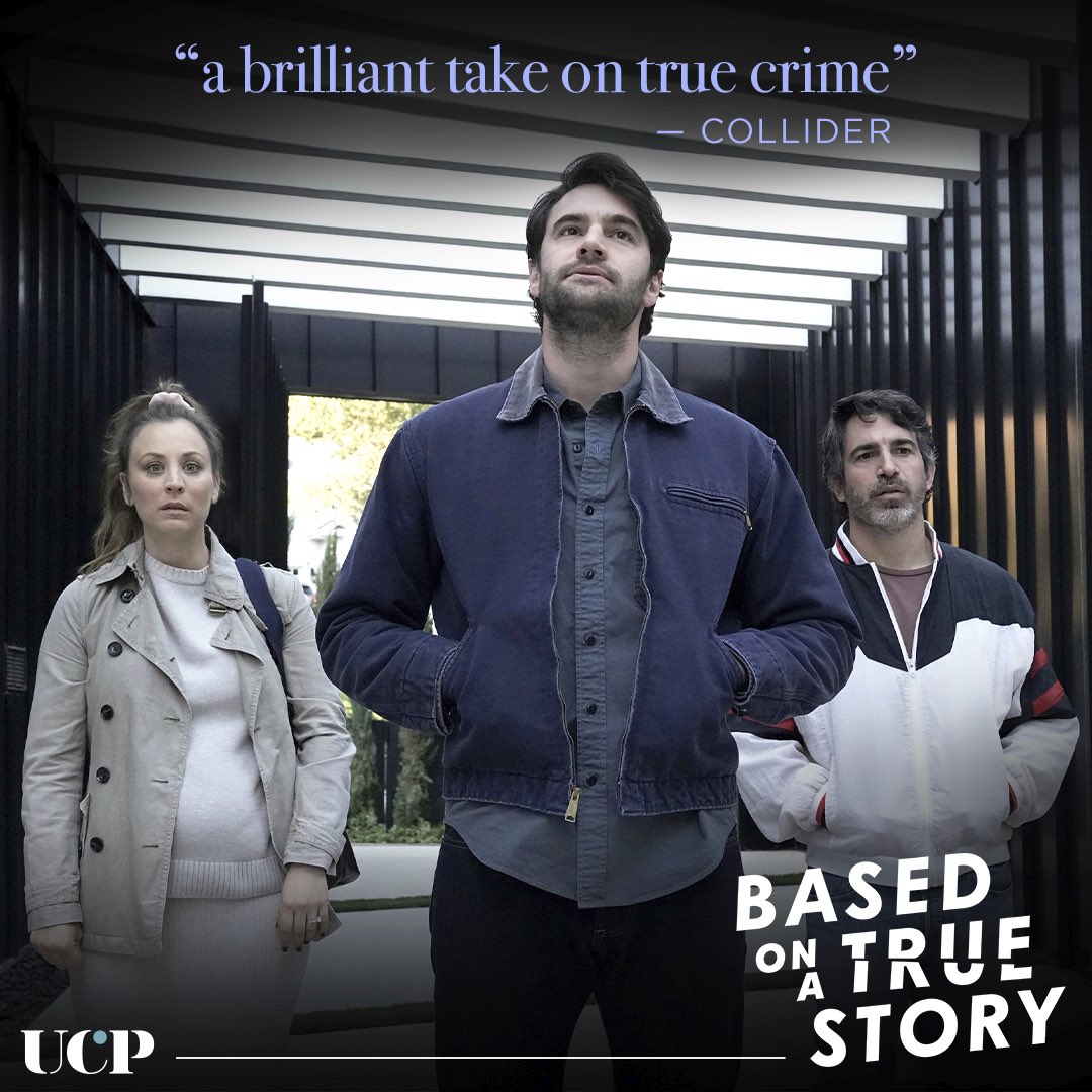 Delve into the riveting yet comedic take on mystery, and crime in #BasedOnATrueStory. #FYC #FYCUSG