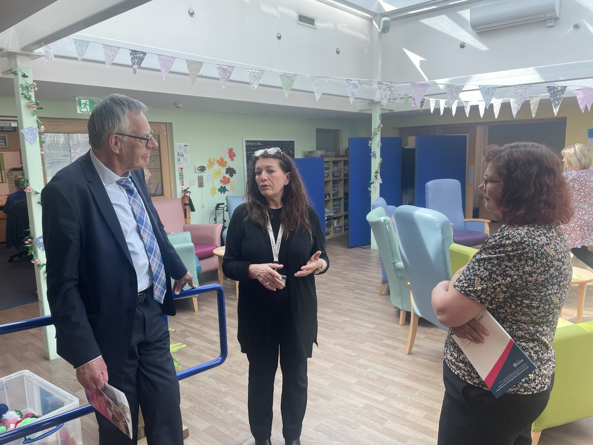 This Dying Matters Week, we welcomed Councillor Rob Pocock and @steve_mccabe MP to our sites to learn more about how we support local people, and the financial challenges faced by hospices. Find out more about our campaign for fair hospice funding 👉 bit.ly/3QELnm6.