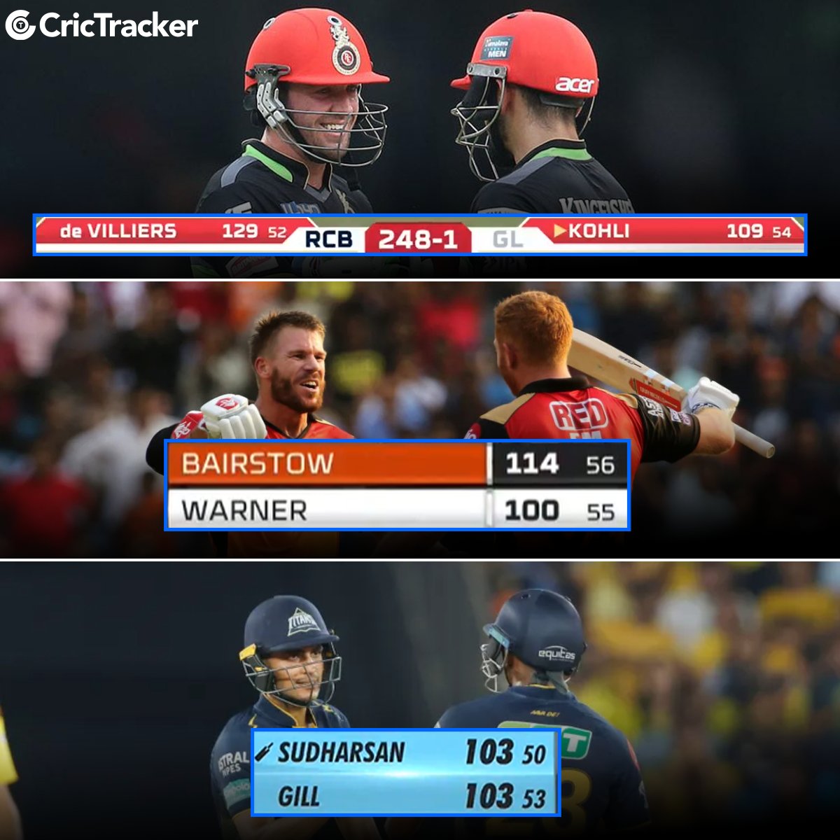 Only pairs to score centuries in an IPL match 🌟