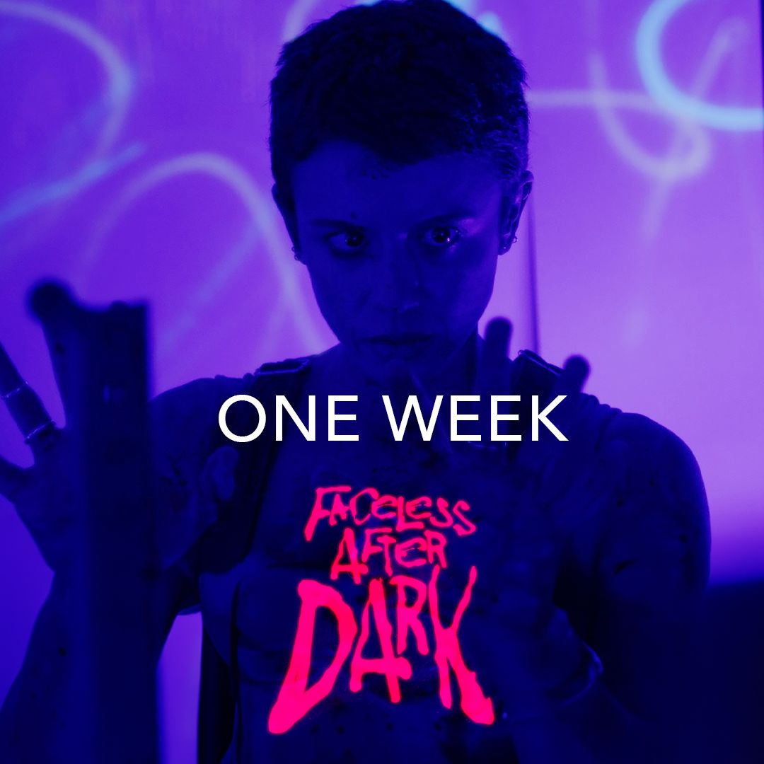 In one week, see “an incredible central performance from Terrifier’s Jenna Kanell.” @Chris_Mayo, @BigFatCult FACELESS AFTER DARK arrives on digital May 17. #FacelessAfterDark #terrifier #horrormovies #queerhorror #comingsoon #oneweek #DarkSkyFilms @Squidthusiast