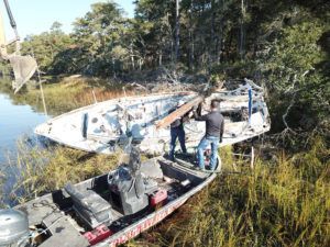 Do you know that abandoned vessels degrade and break apart over time? buff.ly/49q1hIk #realcoastaldifference #lowcountrylife #coastalcleanup #adventure #boat #boating #charleston #cleanup #coastal #coastalliving #coastline #donation #environment #fish #habitat #lowcountry