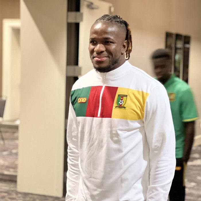 CRTV_web's tweet photo. Press Conference of Marc Brys
Major absences on the list of 30 preselected players
# Darlin Yongwa 
 # Jean Onana 
 # Clinton Njie 
# Oumar Gonzalez 
# Fabrice Ondoa 
# Ben Elliot
# Olivier Kemen
# Junior Tchamadeu
# Enzo Tchato https://t.co/Ec32YPqWFj