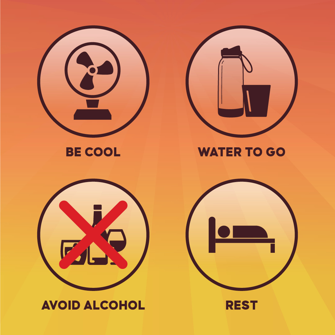 Heat season is here in #OurCounty! Remember to stay hydrated, find shade and take care of yourself and your loved ones. #ExtremeHeat #KeepCoolMiami #HeatSeason #KeepCoolMiamiDade @MiamiDadeRER
