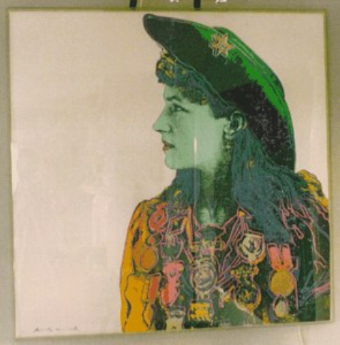 On this #FindArtFriday, we're asking for help finding this Andy Warhol print: 'Annie Oakley.' This screen print features a woman with a western hat and Warhol's signature in the lower left. Report information to tips.fbi.gov. #FBI