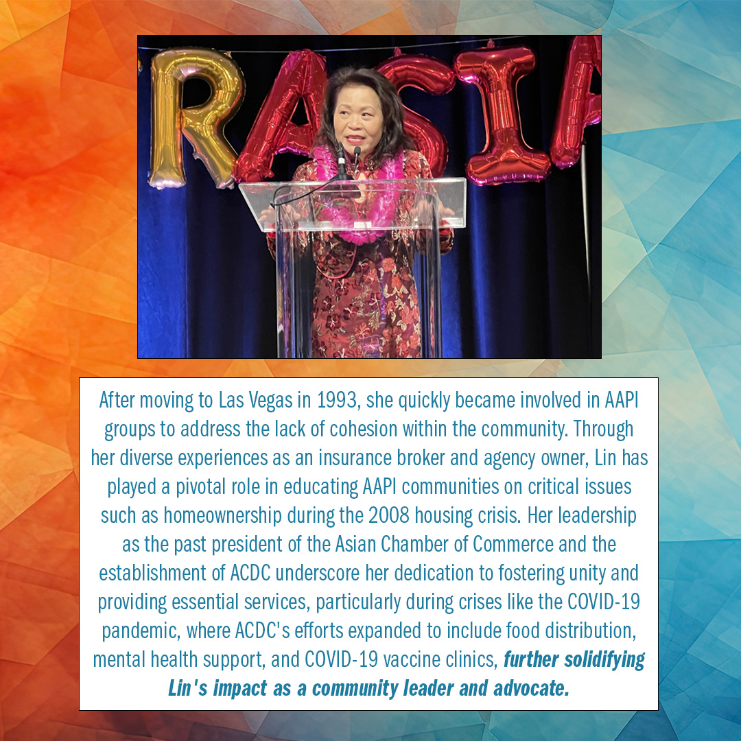 Introducing Vida Chan Lin, a driving force in the AAPI community! As the founder of ACDC and a dedicated advocate, Vida's leadership empowers and uplifts. #AAPILeaders #AAPIHeritageMonth