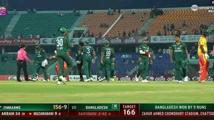 بنگلہ دیش بھی ٹھیک ورلڈ کپ سے پہلے خطرناک ٹیم بن گئی ہے ۔🇧🇩🔥زمبابوے کو لگاتار تیسرا ٹی ٹوئینٹی میچ بھی ہرا دیا 🫡 ڈر کا ماحول ہے بھیا 🥲🤌

.
#BANvZIM 
#T20WorldCup2024 
#cricket 
#BangladeshCricket 
#T20WorldCup 
#pakistancricket 
#worldcup2024