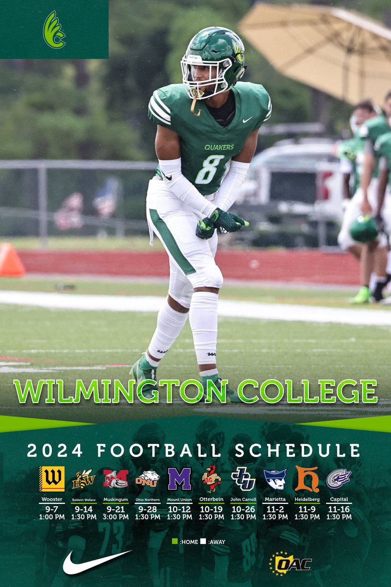 Our 2024 Schedule is here! ✅🏈

#GoGreen