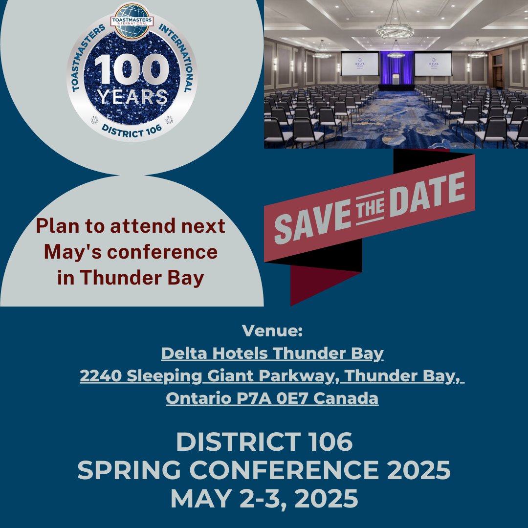 District 106 Toastmasters tweet media