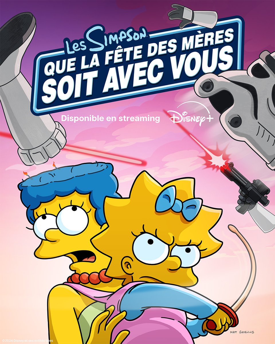 Note à l'attention des stormtroopers : ne jouez pas avec les Simpson ! Que la fête des Mères soit avec vous, le nouveau court-métrage des Simpson, est disponible dès maintenant sur #DisneyPlus.