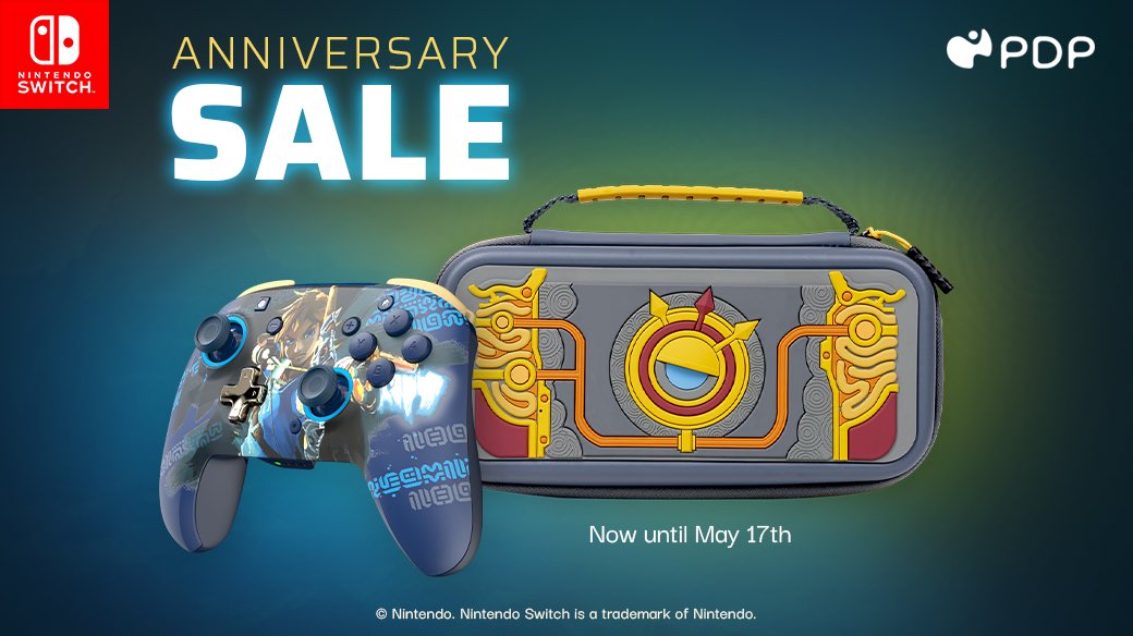 To celebrate 1-year since the release of Tears of the Kingdom, you can save up to 25% on select Legend of Zelda products.
Save Hyrule, and your wallet, during our anniversary sale now until 5/17.

pdp.com/collections/an…

#legendofzelda #playpdp