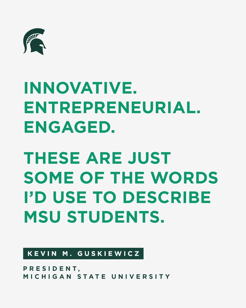 President @KevinGuskiewicz is committed to forging MSU's future together as one team. go.msu.edu/J6C5