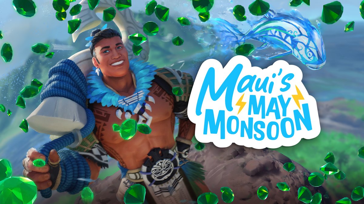 Maui's May Monsoon is bringing a Gem Storm in this weekend! Today through Sunday get 50 Gems after completing 3 First Wins of the Day!