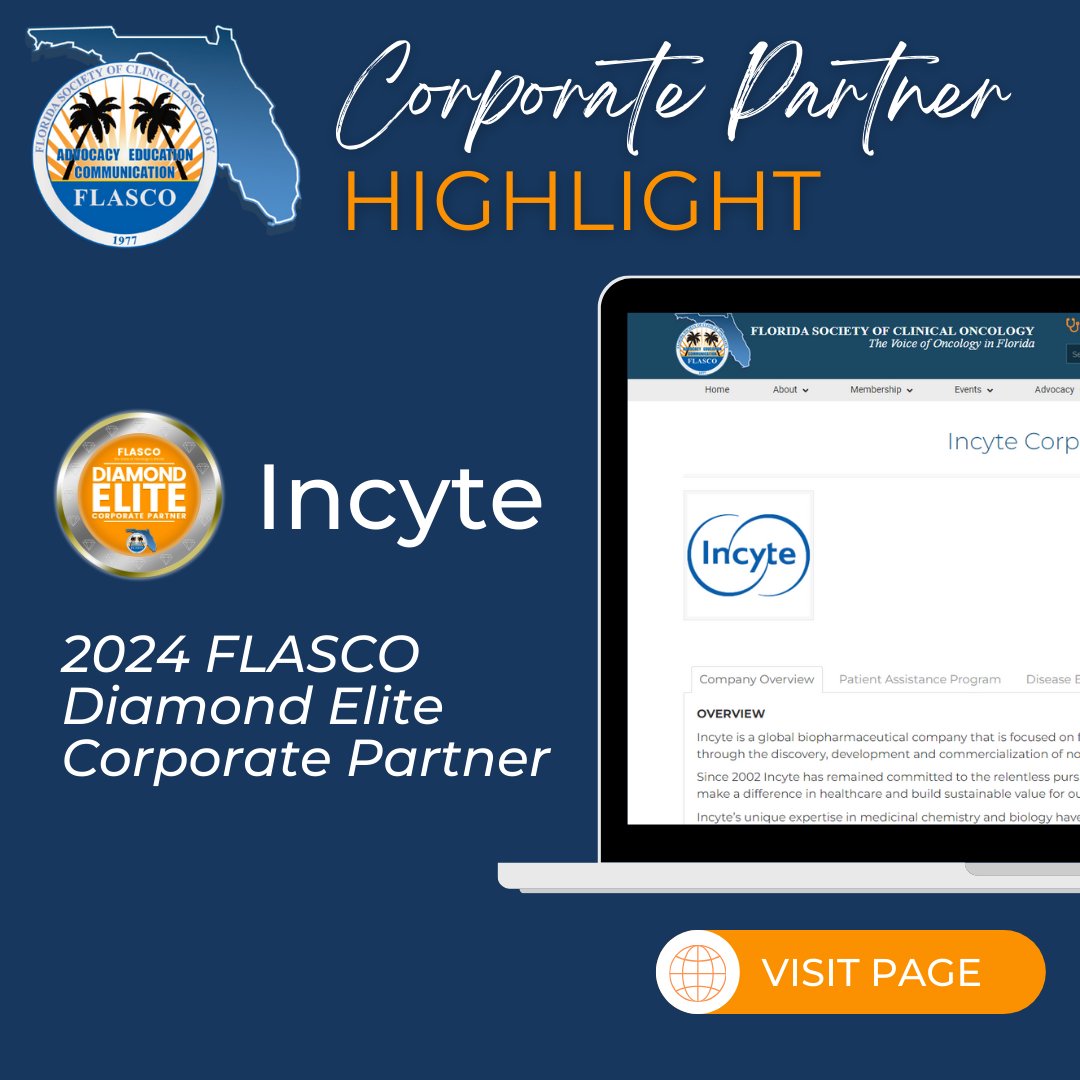 Thrilled to spotlight our steadfast partner, Incyte! 🤝 Dive into the impactful collaboration by exploring their dedicated Corporate Partner Page on our website: flasco.org/sponsor/incyte/ #FLASCO #CorporatePartnership #OncologyExcellence #Collaboration