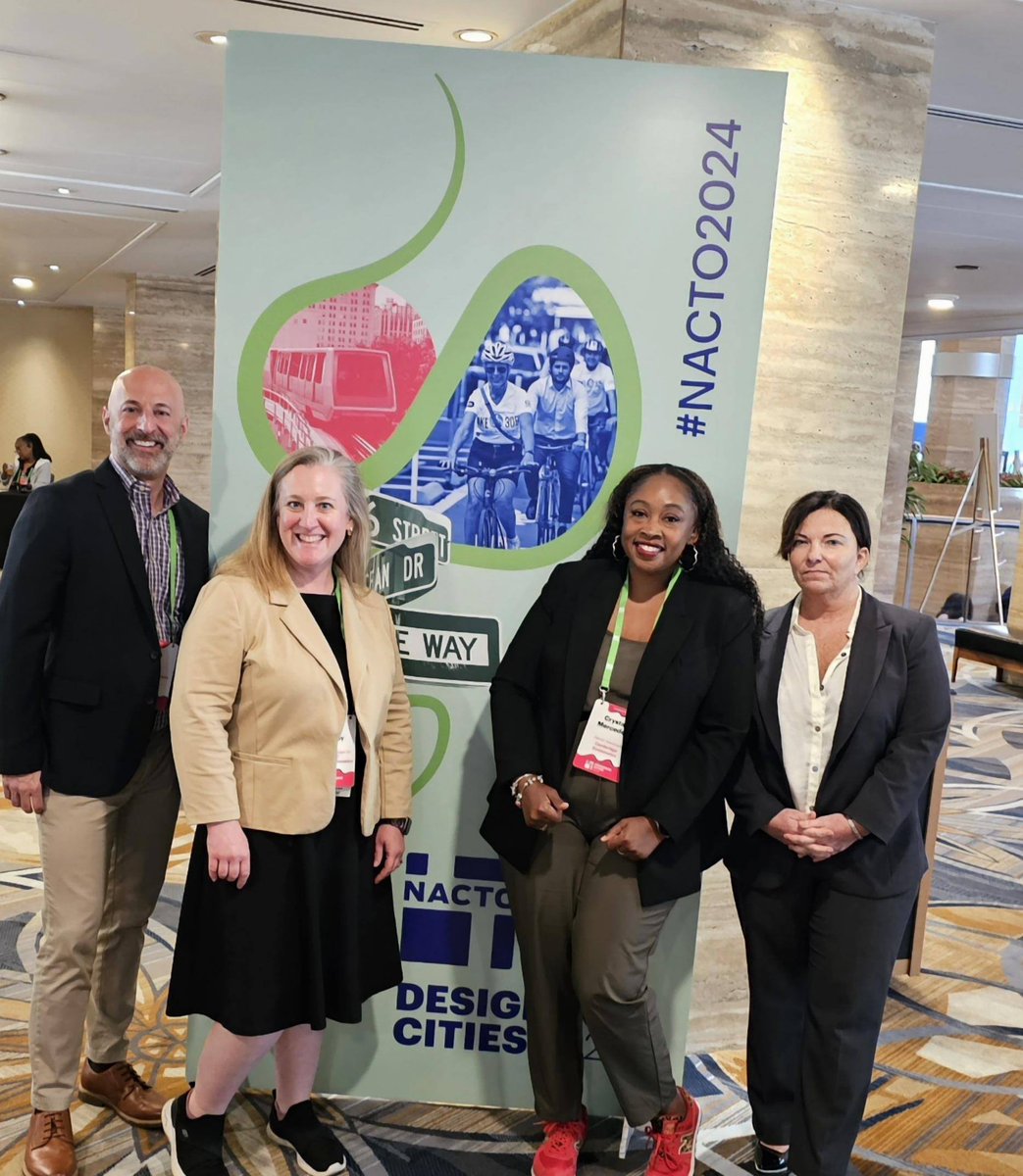 That's a wrap for NACTO 2024! 👋 As volunteers, our team had an incredible opportunity to support the conference while engaging in meaningful discussions about the future of safe, sustainable, equitable and accessible transportation in our cities. Thank you, @NACTO!