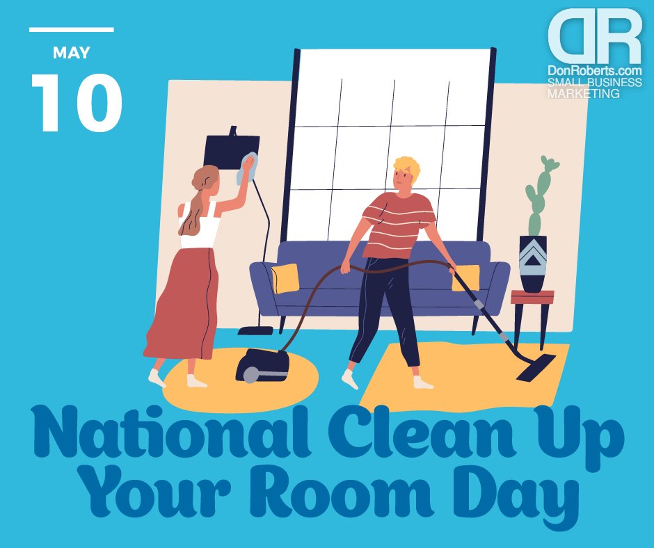 National Clean Up Your Room Day - An event sponsored by parents everywhere. #todayistheday #triviatime #sanjosecalifornia #2023