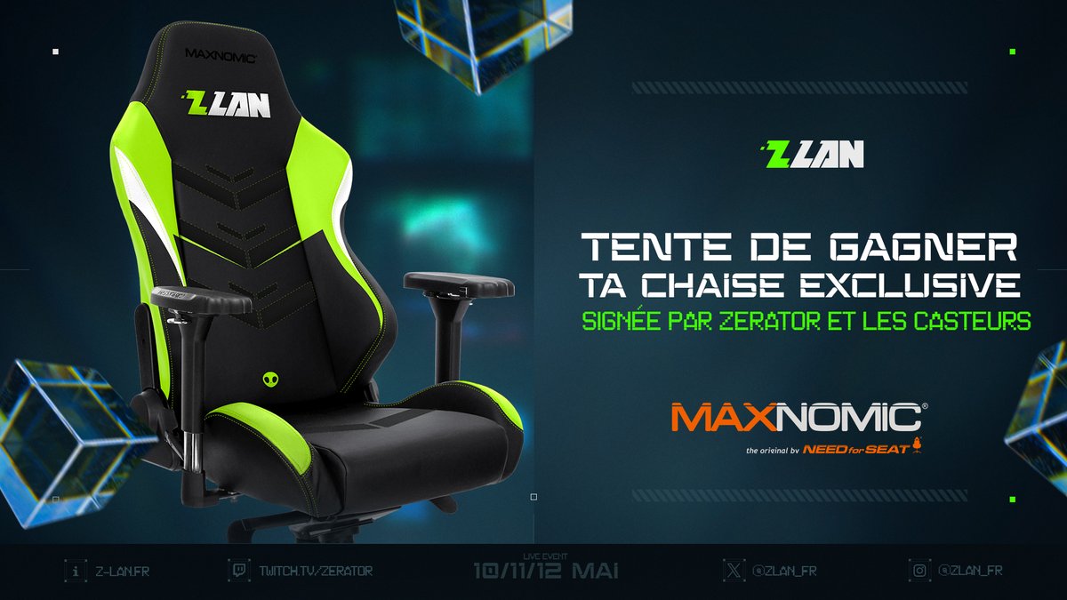 Les sièges <a href="/NEEDforSEAT_FR/">NEEDforSEAT® France</a> x ZLAN sont disponibles comme à chaque édition ! 

Et comme à chaque édition, tu peux tenter ta chance pour en gagner un pendant ce week-end ! 

Pour participer : RT + follow <a href="/NEEDforSEAT_FR/">NEEDforSEAT® France</a> &amp; <a href="/ZLAN_FR/">ZLAN</a>

Tirage le 15/05