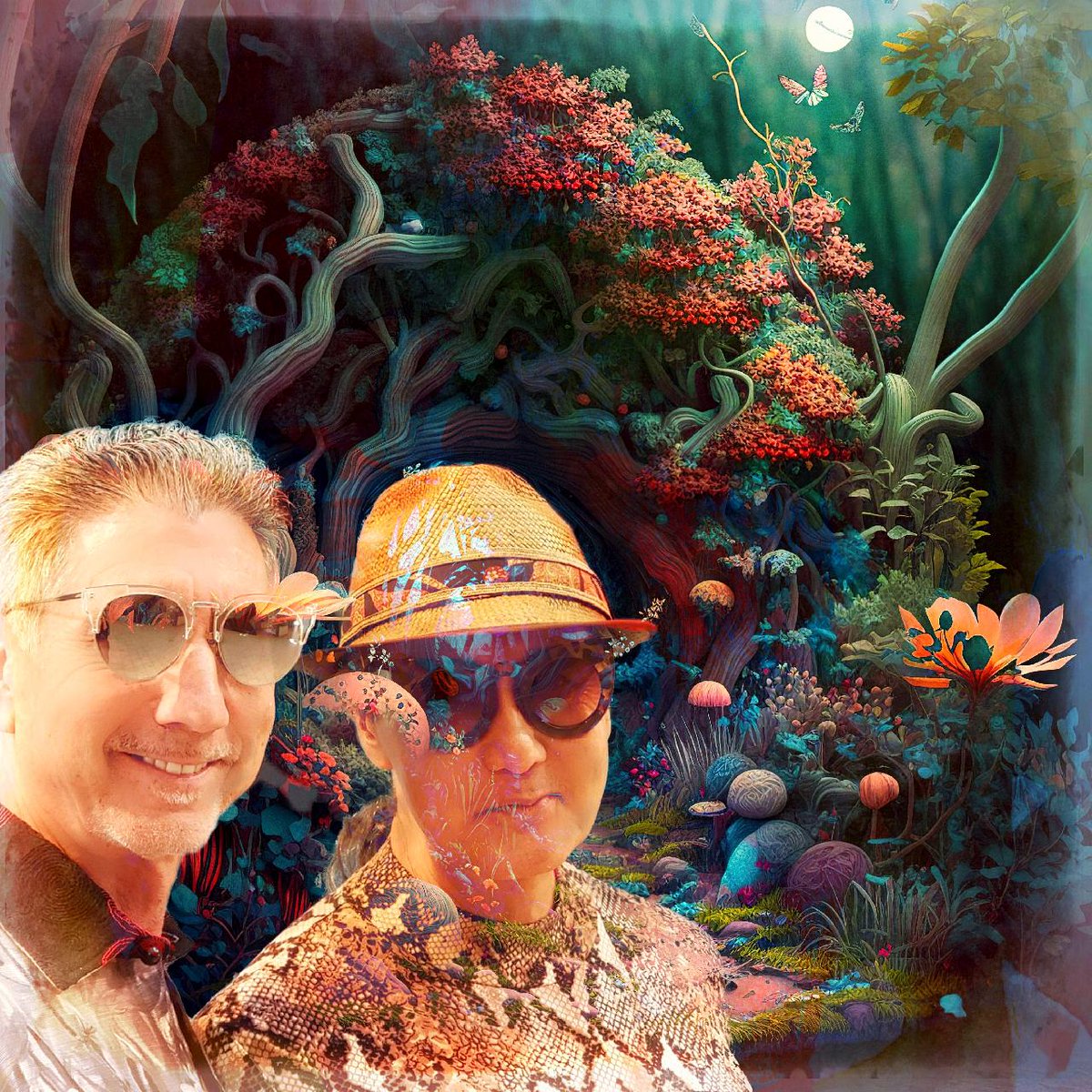 INTO THE WOODS 
Interested in an art piece of yourself in a fantastical backdrop, send me a photo (1000 pixels or higher) and I'll create it for you at a reasonable fee.
PM /contact me at bernard@bernardfoong.com for info.
#AIArtwork #artificialintelligenceart