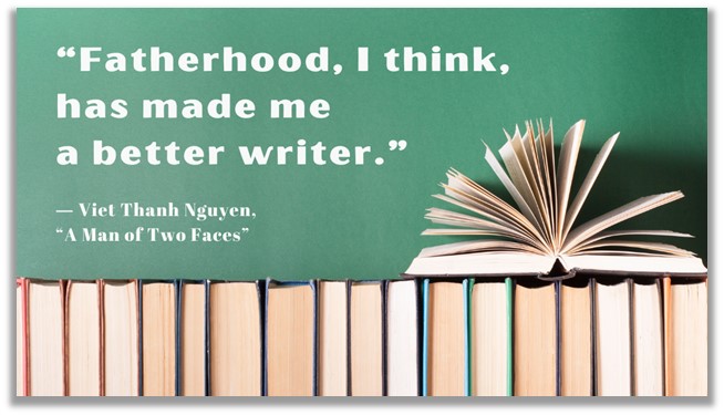 Explore the empowering story of Pulitzer Prize-winning author #VietThanhNguyen & his family in the A Man of Two Faces. Read ow.ly/ICv150RgNcU
Watch the series adaptation of Nguyen's The Sympathizer on MAX & find his books @ the library. 

#APAHM #aapi #NewsBank @NewsBank