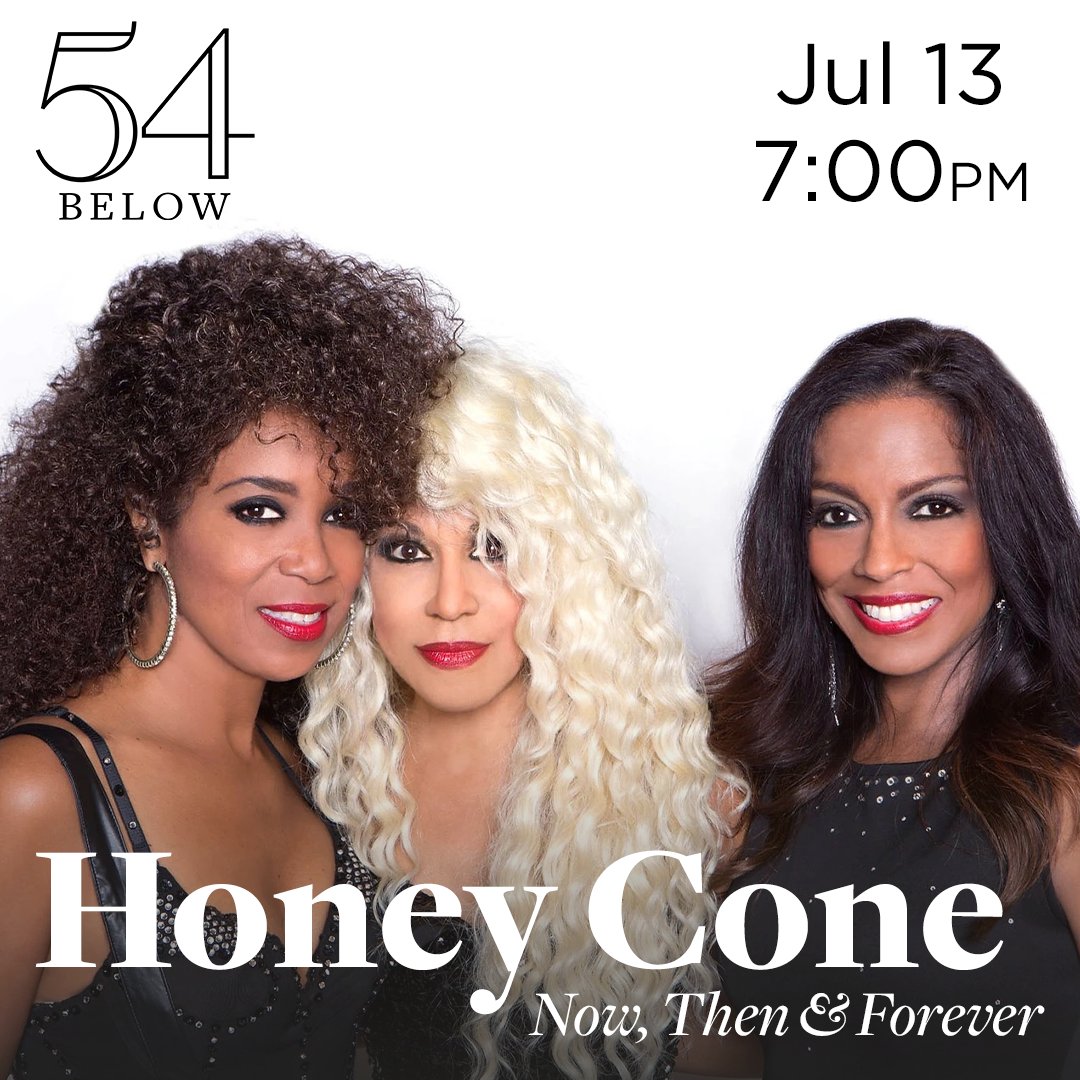 #JustAnnounced! Honey Cone (@ShellyClark007), the timeless hit-making group & members of the Soul Music Hall of Fame, will make their 54 debut! Take a thrilling journey through their hits, feat. 'Want Ads,' “Girls It Ain’t Easy,' “Stick-Up,” & more. 54below.org/HoneyCone