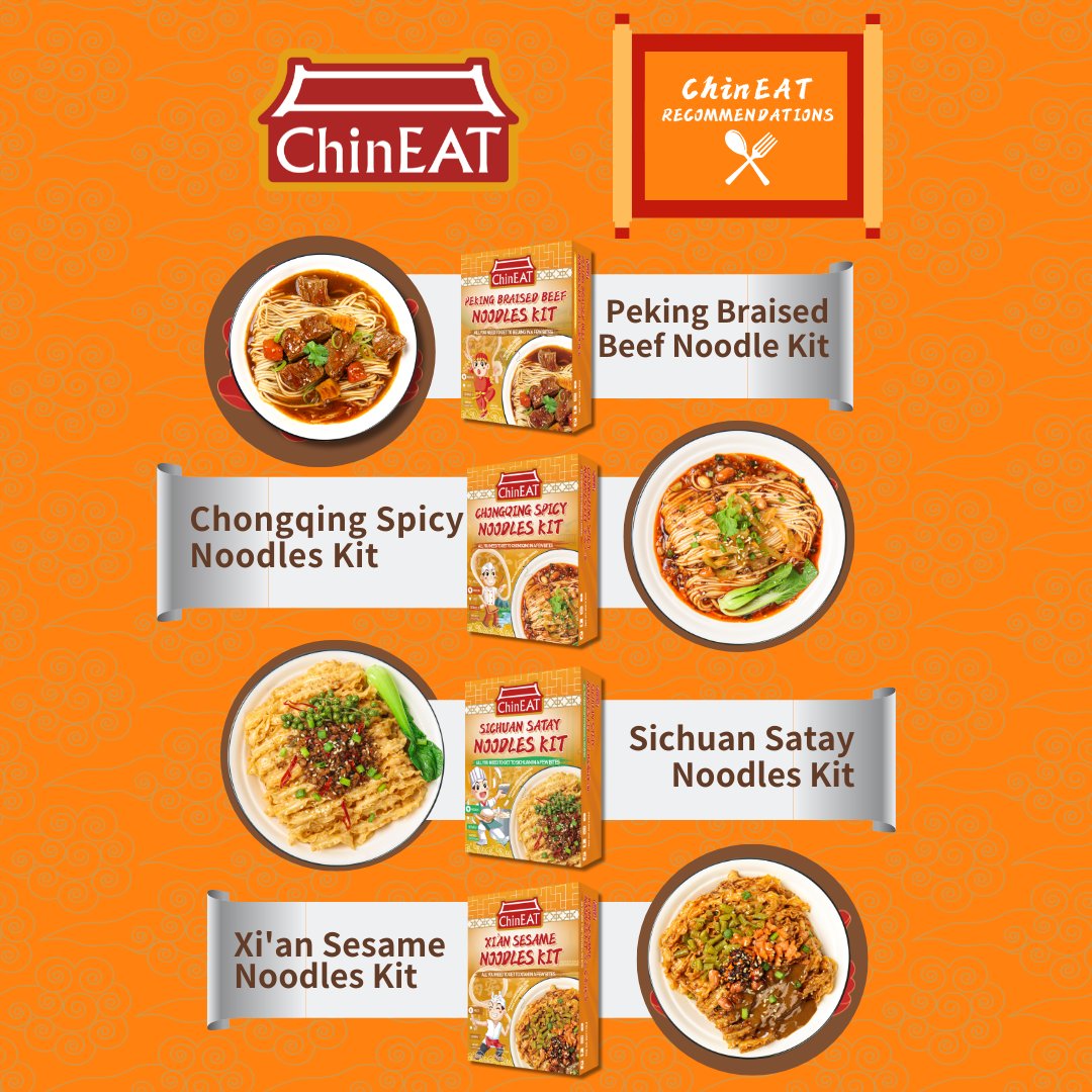 Weekends Made Easy, Flavor Guaranteed! Pick Your Kit, Chill Out, Dig In! Visit chineatofficial.com drop an Email to office@chineat.info and keep in touch with us!⁠ #chinesefood #asianfood #chinesenoodles #noodleskits #chineat