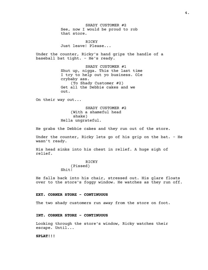 #firstpagefriday
Here’s the first five pages to my future hit series… APOCALYPSE ON THE EAST SIDE. 

If any managers or producers see this and like what they see, feel free to Dm me. 

It’s about a group of teenagers in 1999 battling against werewolves In Oakland.