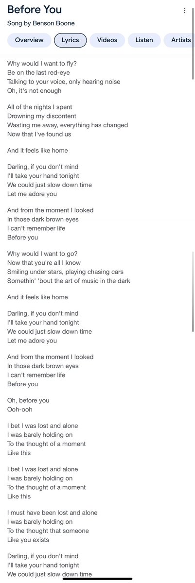 Kalian mau nikah? Udah ada wedding song? Mau wedding song yang masih jarang dipake orang? Before You - Benson Boone. Dengerin deh. This is THAT perfect wedding song. Apalagi pas first dance atau pas walking down the isle wkwkwk