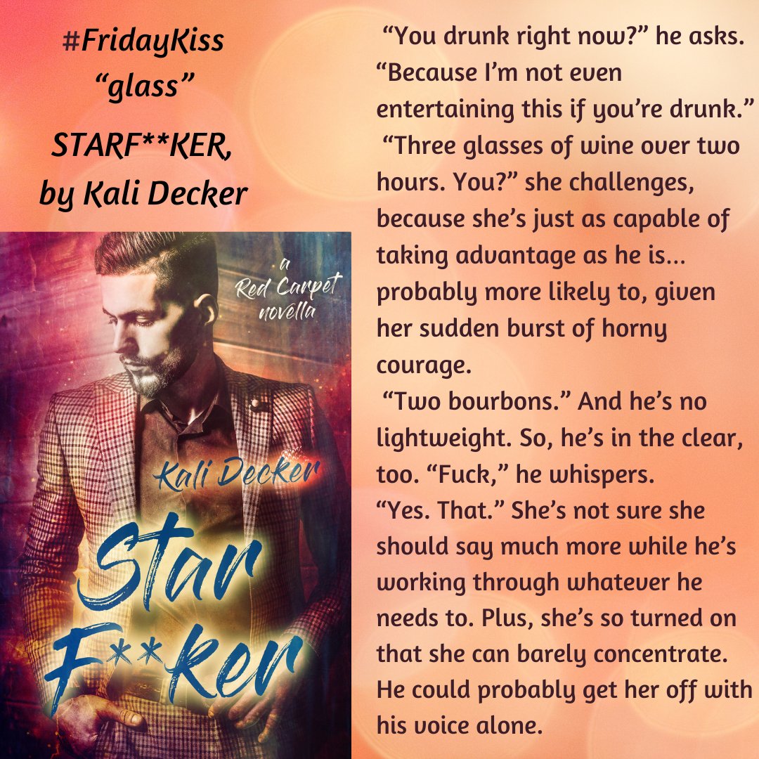 A little #FridayKiss tidbit by my even filthier alter ego, Kali Decker, for the prompt 'glass.' Ah, I miss the days when my allegedly no-stress pseud didn't stress me out. 😂