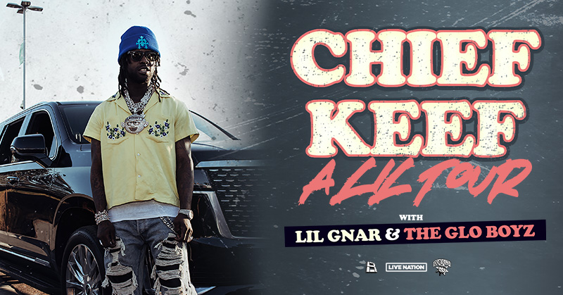 Join @ChiefKeef for A LIL TOUR! With Lil Gnar + The Glo Boyz. ☀️ Tix on sale Wednesday, May 15th @ 10AM local: livemu.sc/3UEfgE2 🎟️ His new album Almighty So 2 is out now!