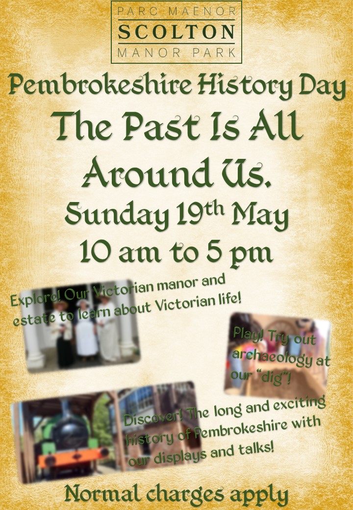 Come and speak to us during Pembrokeshire History Day: scoltonmanor.co.uk/upcoming-event… @DyfedPowys @ArfordirPenfro @Pembrokeshire