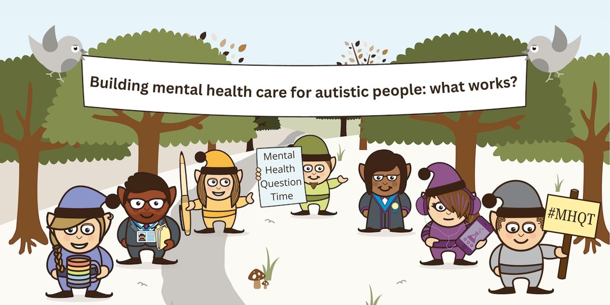 Mental Health Question Time is BACK!!! #MHQT Join us in London on June 4th (5.30-6.45) to help build better mental health care for autistic people. 🎟️ eventbrite.co.uk/e/building-men… @WillClinPsy @jamcusack @draipsych @EloiseClinPsy @AmandaT_ASC @pemovska @TheLancetPsych