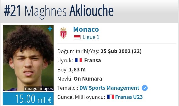 Kerem Aktürkoğlu ve Akliouche aynı menajerlik şirketiyle çalışıyor kafa kafaya takası nasıl olur Monaco'nun sol kanat ihtiyacı var Galatasaray'ın 10 no ihtiyacı var