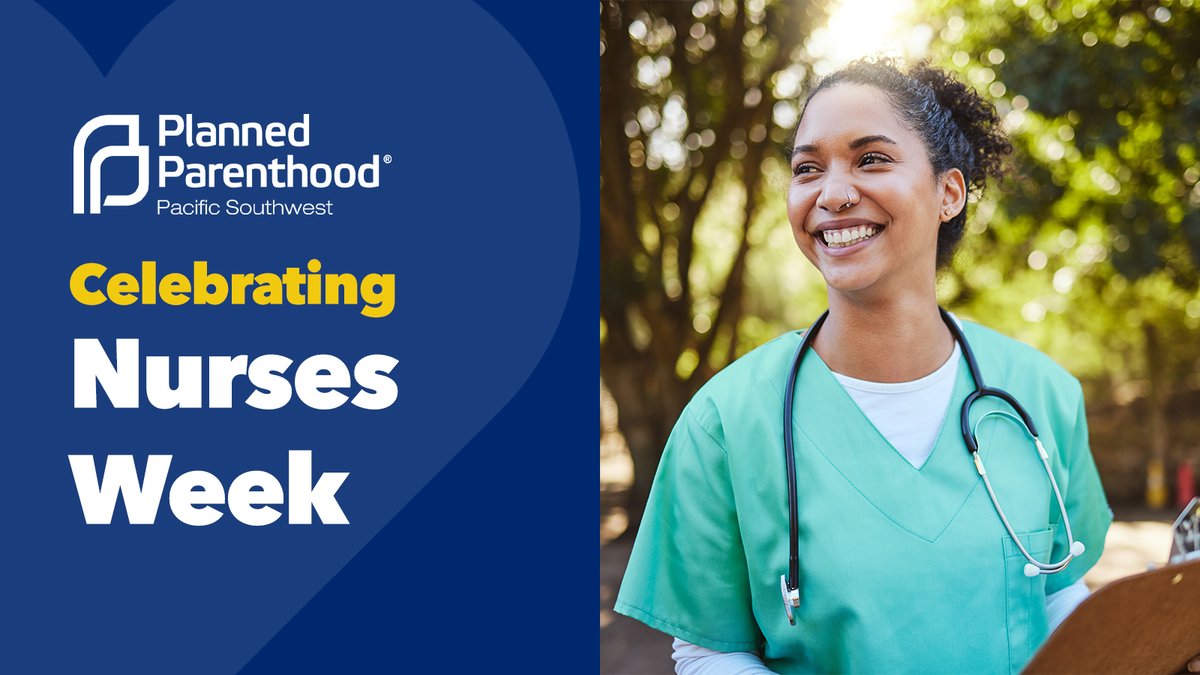 This week, we celebrate our nurses and their vital role in our communities. At Planned Parenthood of the Pacific Southwest, we offer education reimbursement, and provide opportunities for students and new graduates. Join us in celebrating nurses: ow.ly/s8C650RzKxu