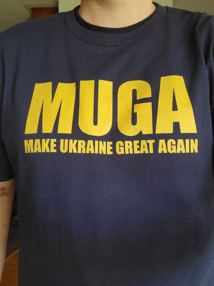 Well, well, well. Look what just showed up for this 'ol #MUGA fackah... #MakeUkraineGreatAgain. Thanks #MoscowMarge. Couldn't have happened without you. @Official_NAFO