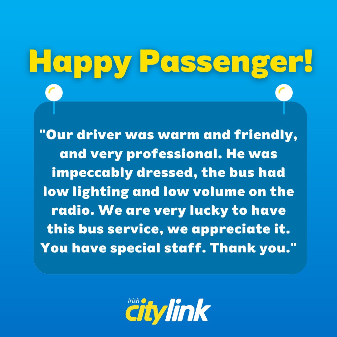 We really appreciate the wonderful feedback from our customers 🥰 Share your memorable experiences on a Citylink bus in the comments below. A big thank you to all our staff who always go the extra mile for our passengers! 👏