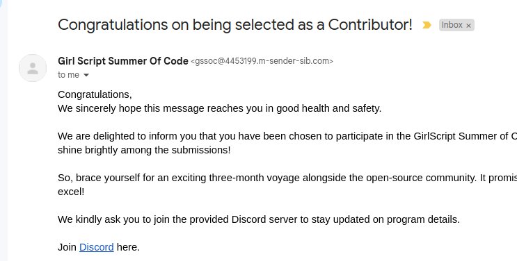 tony_stark_47's tweet image. I've been selected for GirlScript Summer Of Code!
Yeahh! lesgoo😤😁😆! 🧡
@girlscriptsoc #gssoc #GirlScriptSummerOfCode