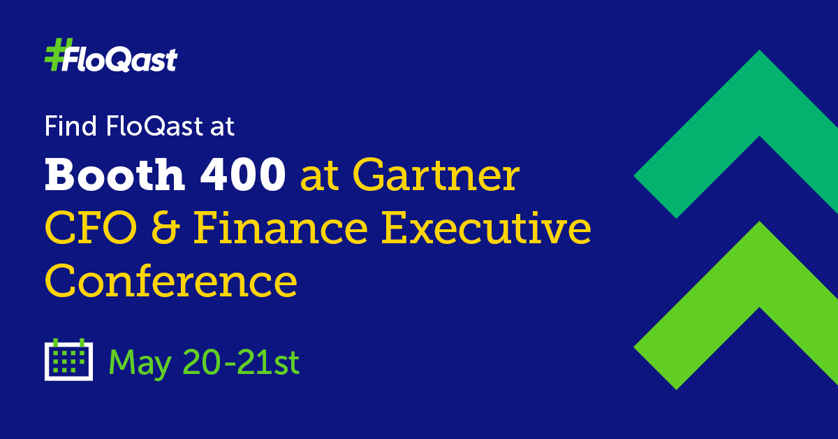 Will you attend the #Gartner CFO & Finance Executive Conference May 20-21 in National Harbor, MD? Be sure to stop by booth 400 to say 👋 to the FloQast team!