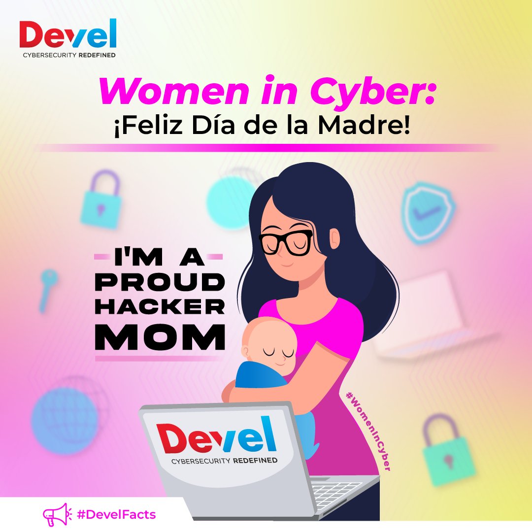 ¡Feliz Día de la Madre!

Hoy celebramos a las mujeres que combinan el rol de mamás y expertas en ciberseguridad, que están revolucionando el mundo. Su fortaleza y conocimiento hacen de internet un lugar más seguro para todos. 🌟

#Womenincyber #Momincyber #develfacts