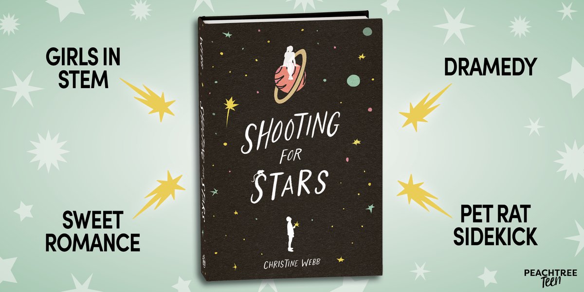 Skyler teams up with aspiring videographer, Cooper, to film a submission for a NASA internship—all while keeping it a secret from her dad. 

Here are the themes you'll find in SHOOTING FOR STARS, on shelves this month!

@cwebbwrites

peachtreebooks.com/book/shooting-…

#yalit