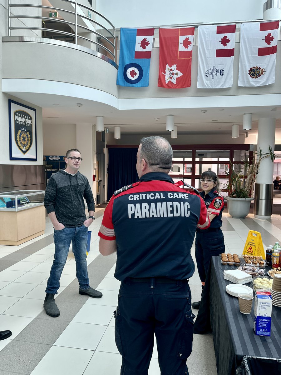 Recently, Critical Care Paramedics PJ & Veronica had the opportunity to reunite with one of their patients. @TorontoMedics were part of the team that treated and transported Nick after a serious accident last year. It was a memorable morning of resilience and connection for all.