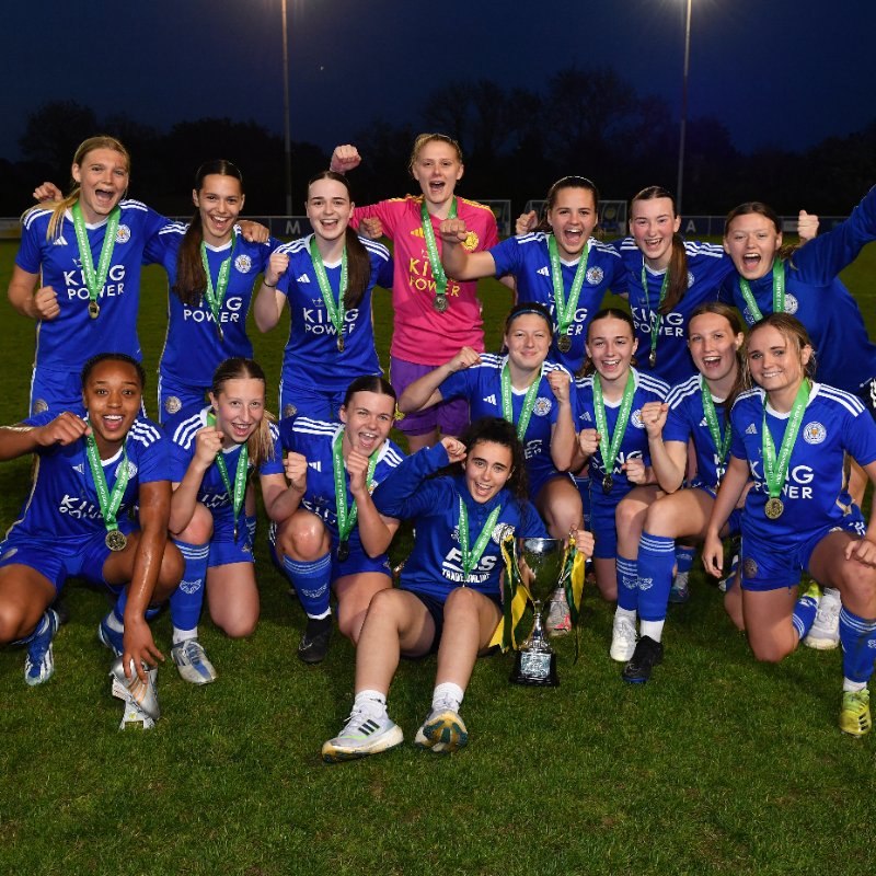 LCFC_Women's tweet photo. 2/2 ✅

How our young Foxes won their second trophy in two weeks ✍️
