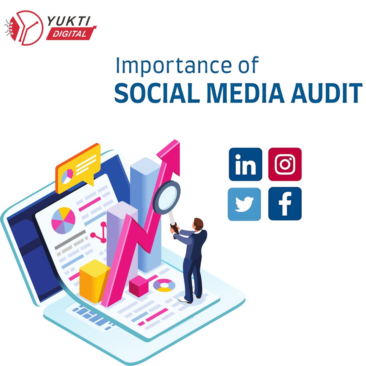 Don't let your social media efforts go unnoticed! Our Social Media Audit service provides a comprehensive analysis of your platforms, ensuring every post counts towards your goals. 
yuktidigital.com/social-media-a…
#SocialMediaSuccess #Audit #BrandBoost #SocialMediaAudit