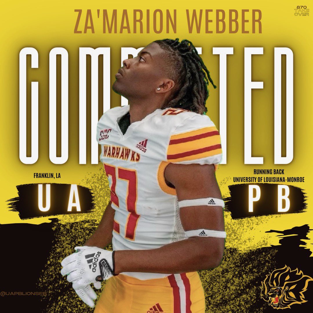 Committed 🦁🤝🏾<a href="/UAPBLionsFB/">𝐆𝐨𝐥𝐝𝐞𝐧 𝐋𝐢𝐨𝐧𝐬 𝐅𝐨𝐨𝐭𝐛𝐚𝐥𝐥 🏈</a> <a href="/CoachAHampton/">Alonzo Hampton</a> <a href="/CLatsonWrUUAPB/">Coach Latson Wide Receiver Coach @ UAPB</a> <a href="/coachtonyhull/">Coach Tony Hull</a> <a href="/CoachMike2Will/">Coach Mike Will</a>