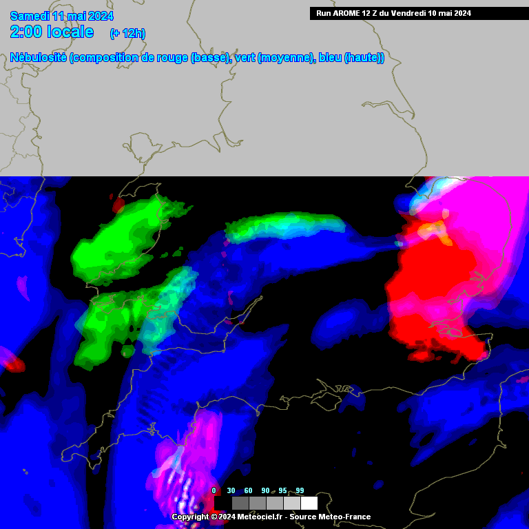 A chance that this cloud will make it a bit of a ballache to see the aurora in parts of Kent and Essex although just depends on how thick it is and a strong enough aurora would likely shine through.