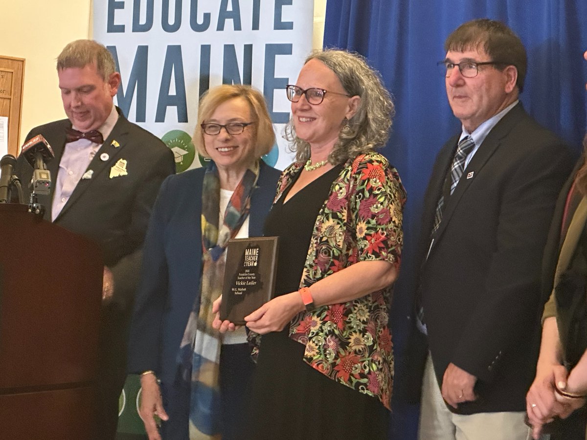 Yesterday, I congratulated Maine's 2024 County Teacher of the Year honorees for their commitment to excellence in education. As the daughter of a longtime public school teacher, I have the deepest respect and admiration for Maine educators.