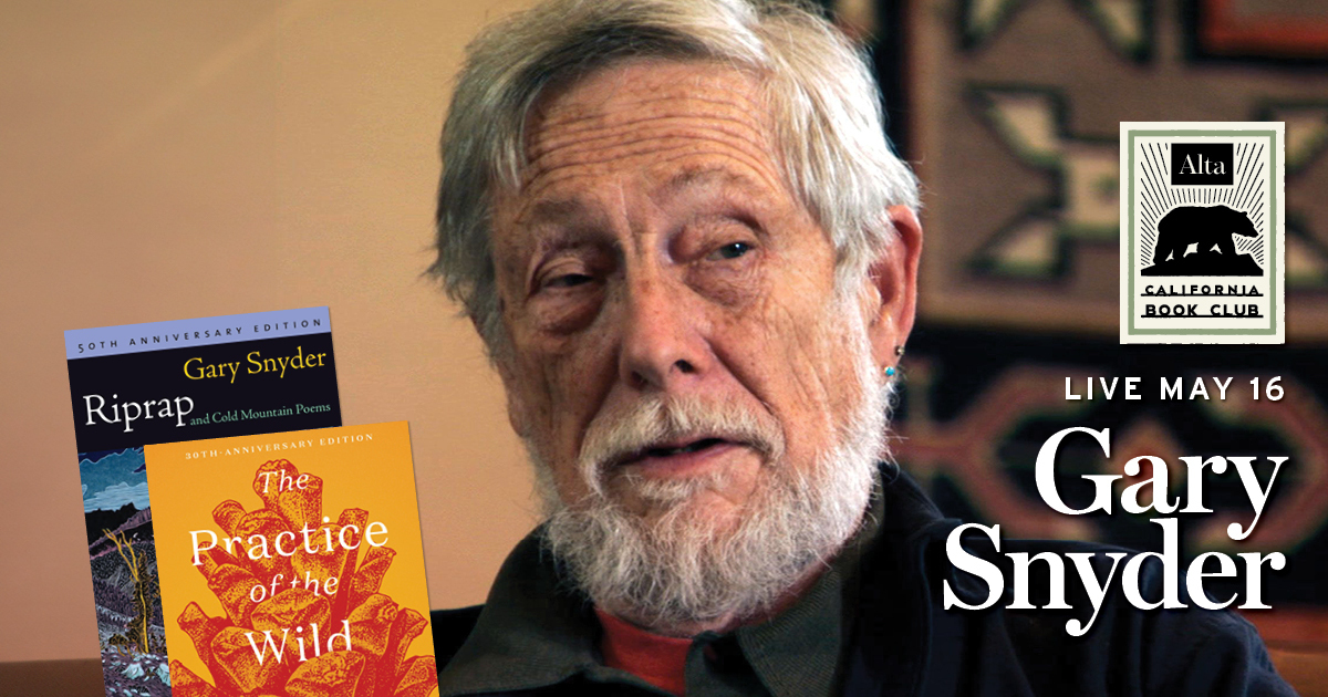 Join us on May 16 at 5 p.m. Pacific time, when an array of panelists and CBC host @FreemanReads, with an appearance by Snyder, will gather to discuss @CounterpointLLC's 'Riprap and Cold Mountain Poems' and 'The Practice of the Wild.' altaonline.zoom.us/webinar/regist…